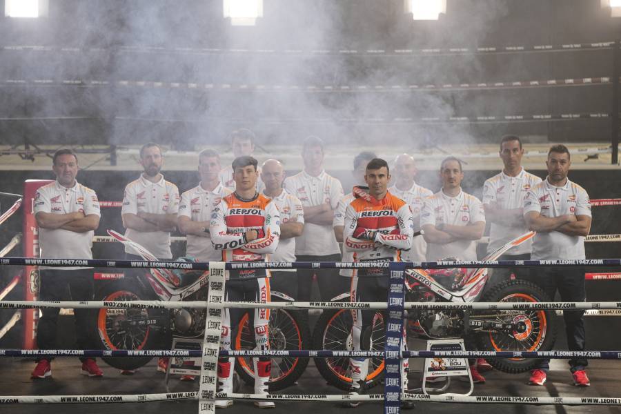 Repsol Honda Trial Team prepare for the second X-Trial round in Wiener Neustadt