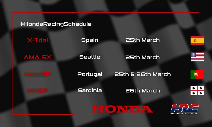 This weekend's racing