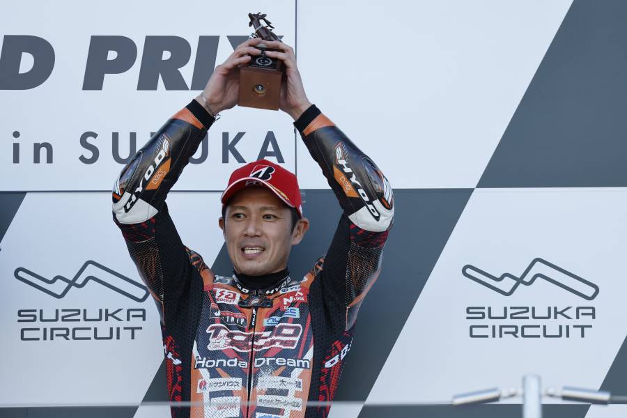 22年最終戦鈴鹿で表彰台に上がった清成