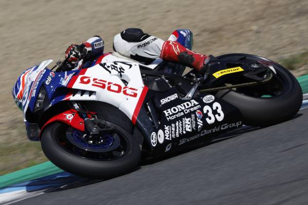 國井勇輝が初ポールポジション。高橋巧、高橋裕紀、榎戸育寛、渡辺一馬と続いて、Honda勢がTop5を独占