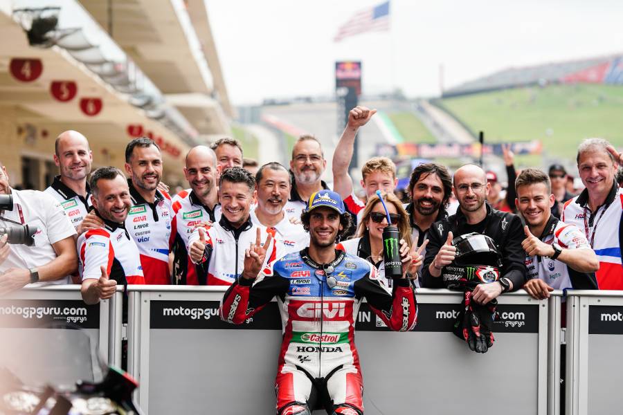 Rins Scores Superb Second in Americas Sprint Race