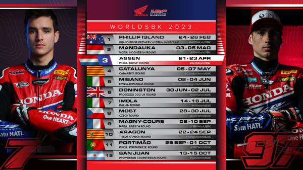 Team HRC set for WorldSBK round 3 at historic Assen