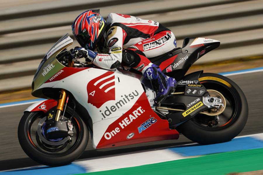 Heroic Ogura Fights To Second-Row Start at Jerez