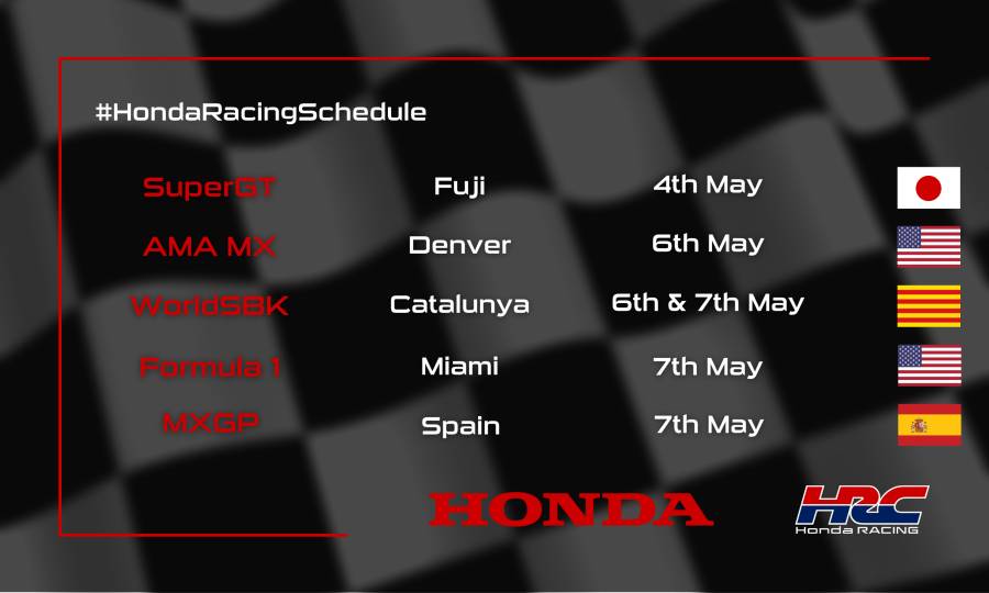 This weekend's racing