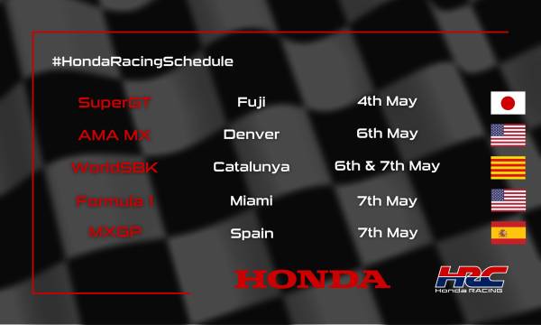 This weekend's racing