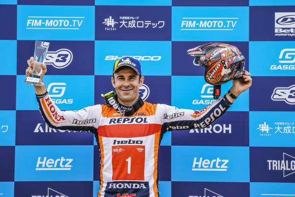 Bou earns third victory and Marcelli places fourth in Japan