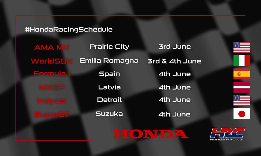 This weekend's racing