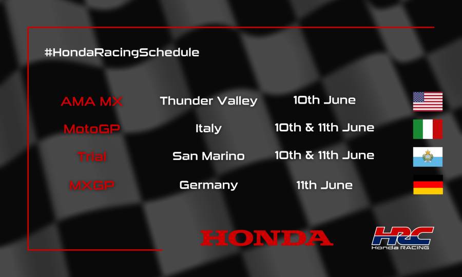 This weekend's racing