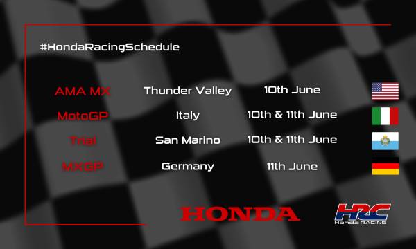 This weekend's racing