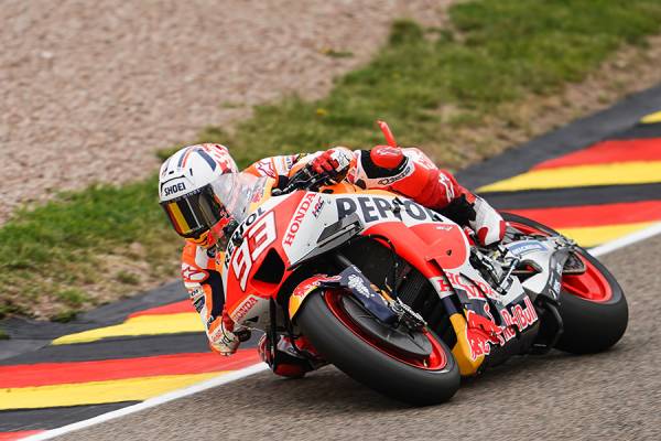 Complicated Friday opens the Repsol Honda Team’s German GP