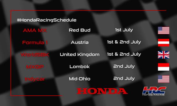 This weekend's racing