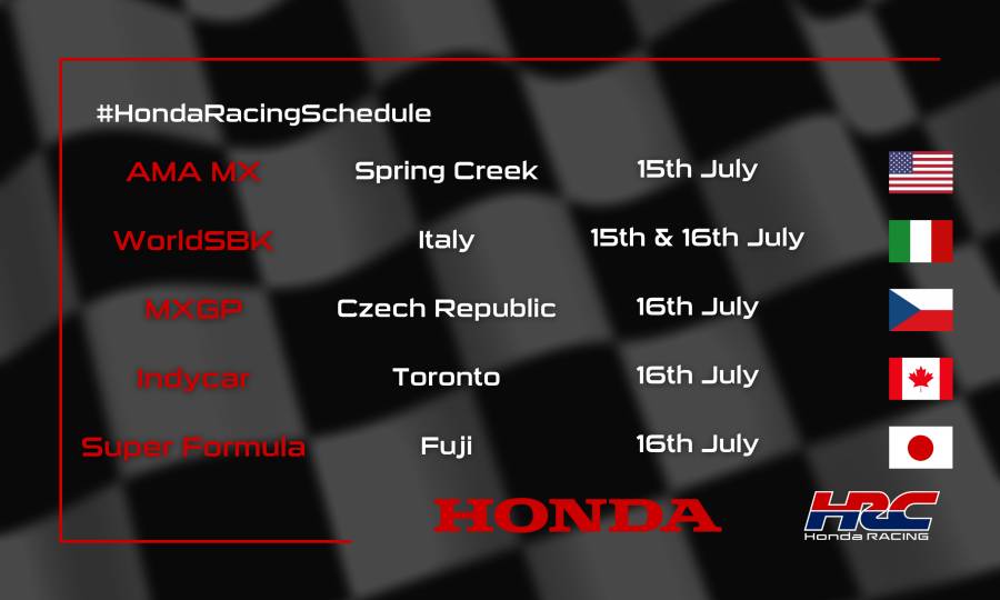 This weekend's racing