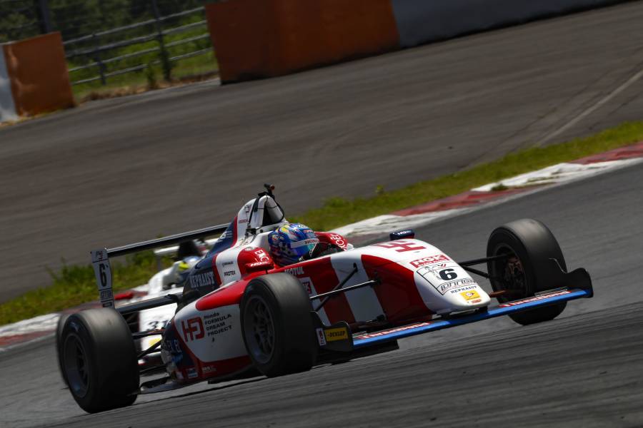 Yuto Nomura on the Podium in Second Place