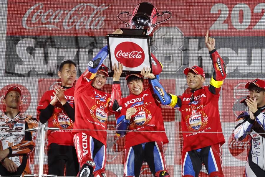 Second Consecutive Victory for Team HRC with Japan Post, Top 3 for Honda