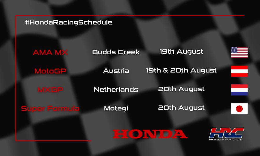 This weekend's racing