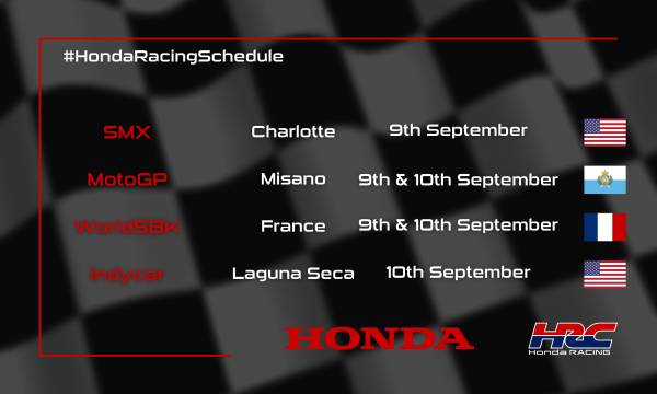 This weekend's racing