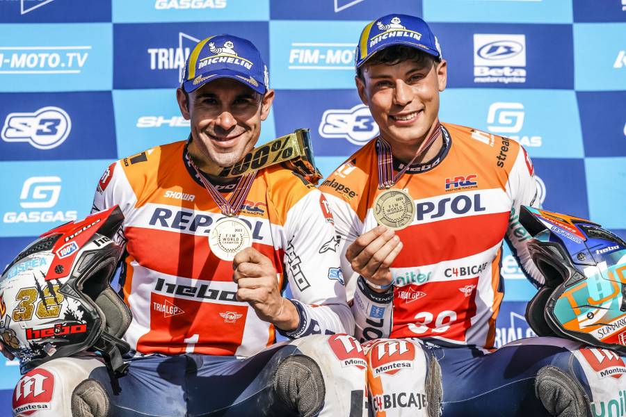 Perfect end to the season for Repsol Honda Trial Team