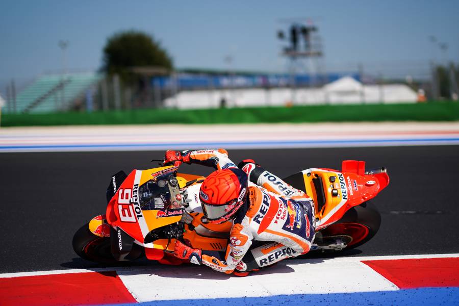 Marquez rockets to Q2 with sixth fastest time