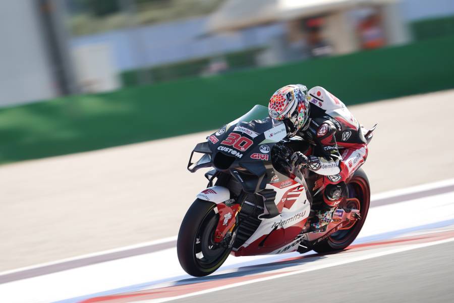 Challenging Friday in Misano for Nakagami