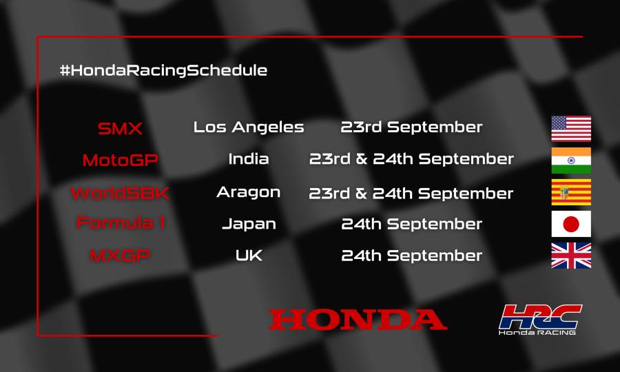 This weekend's racing