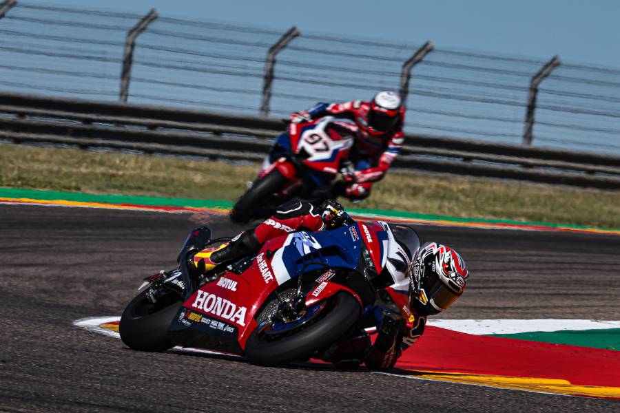 A consistent race day performance for Team HRC at Motorland Aragón