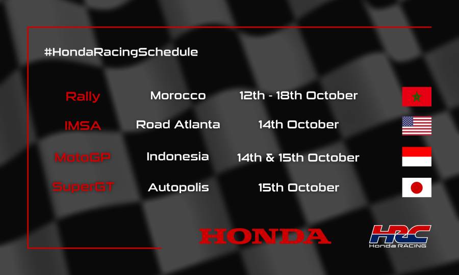 This weekend's racing