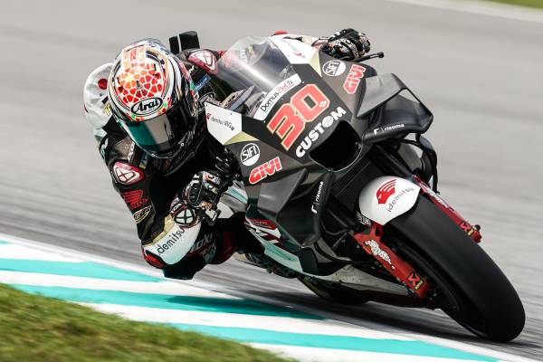 TAKAAKI NAKAGAMI COMPLETES FRIDAY AT SEPANG
