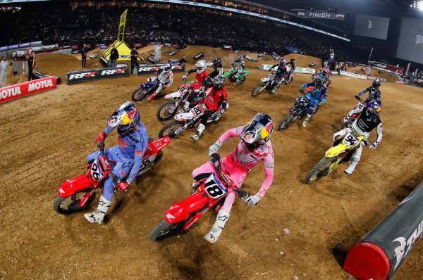 Team Honda HRC Rules Paris Supercross