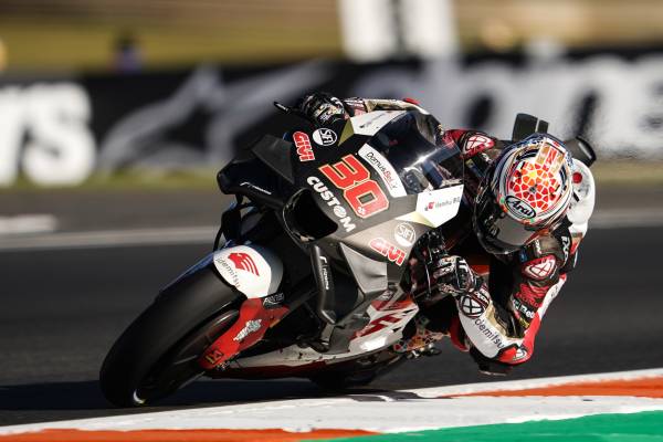 Nakagami completes first day of track action in Valencia