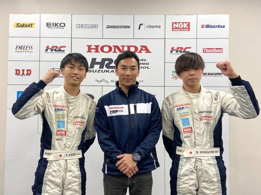 ホンダ・レーシング・スクール・鈴鹿（HRS）Formulaクラスにて、 加藤大翔、洞地遼大が2023年度スカラシップを獲得