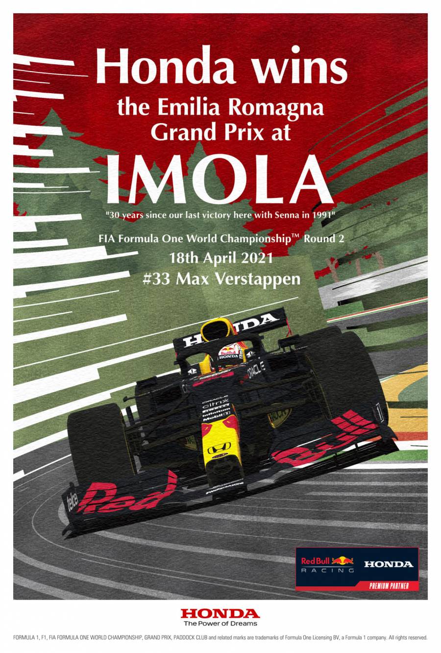 #ImolaGP Win Poster