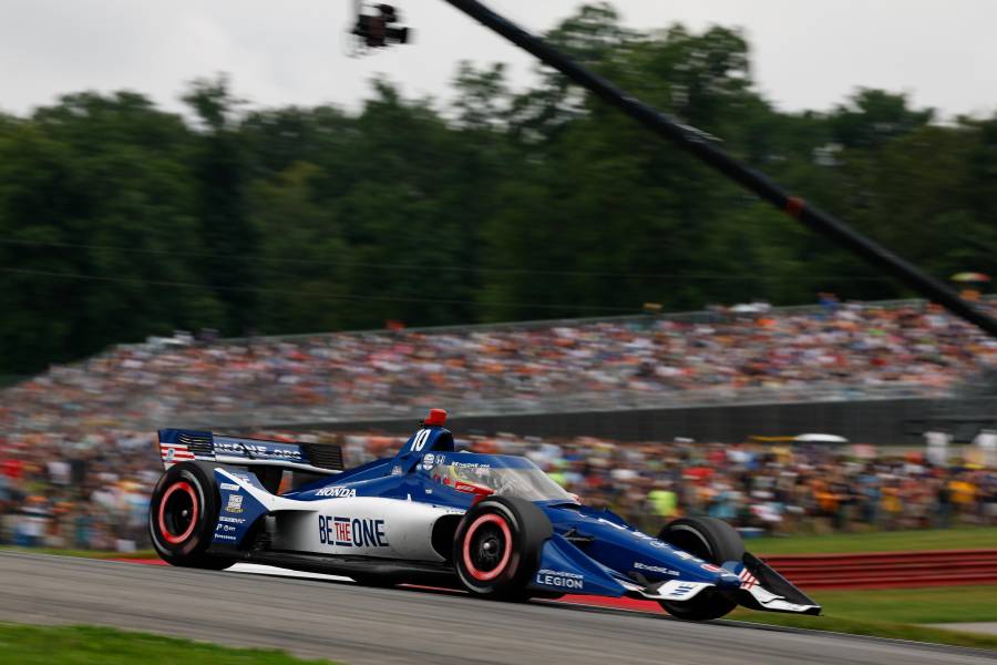 Alex Palou at Round 9, Mid Ohio