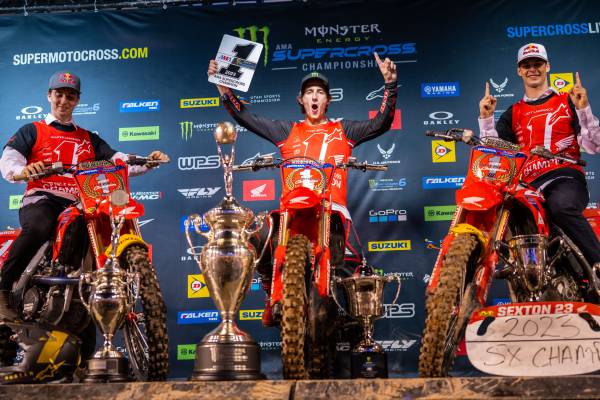 AMA-SX 2023 Review: Sexton Wins First 450SX Championship, Brings Honda First Premier Class Title in 20 Years