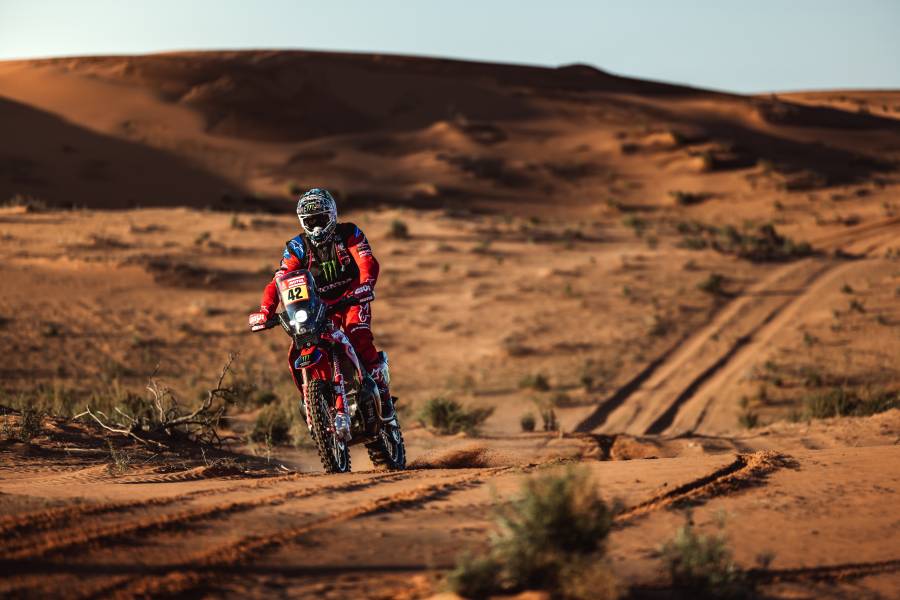 Adrien Van Beveren in the Dakar Rally 2023