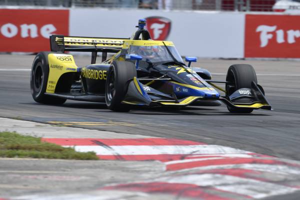 セントピーターズバーグ予選でコルトン・ハータがポールポジションを獲得