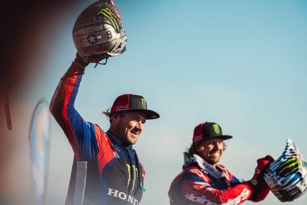 Ricky Brabec wins the 2024 Dakar Rally with Adrien Van Beveren on the podium in third