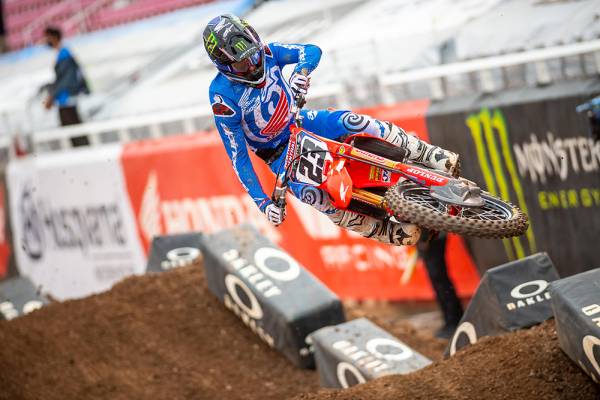 Second-Place Finish for Lawrence at Salt Lake City 1 Supercross