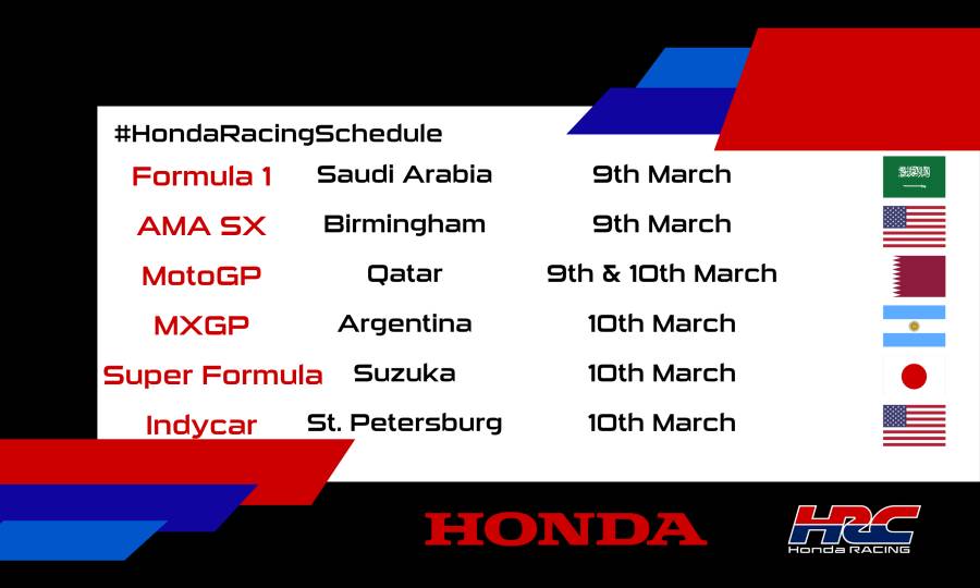 This weekend's racing