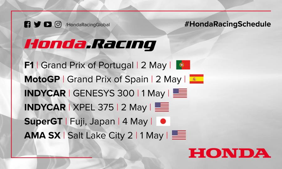 This weekend's racing