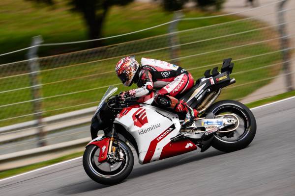 Takaaki Nakagami finishes the Sprint in Portimao
