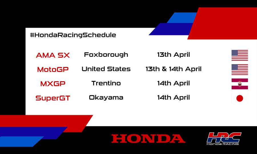 This weekend's racing