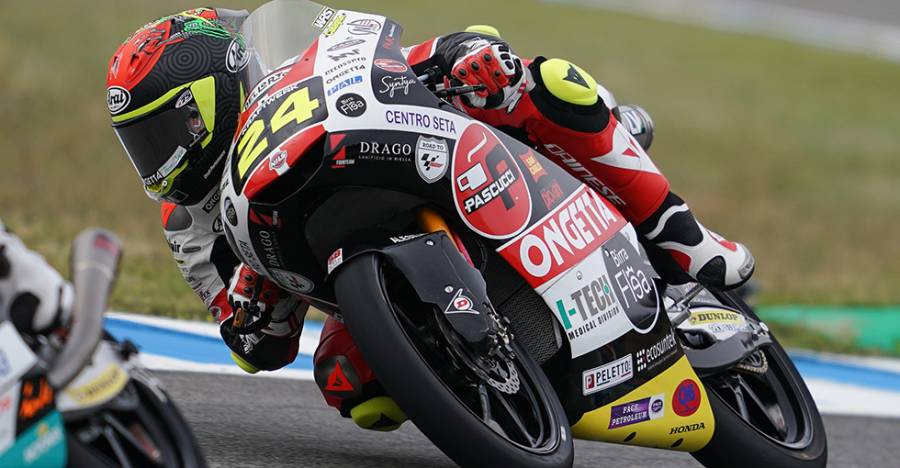 Honda riders rule Jerez Moto3 qualifying