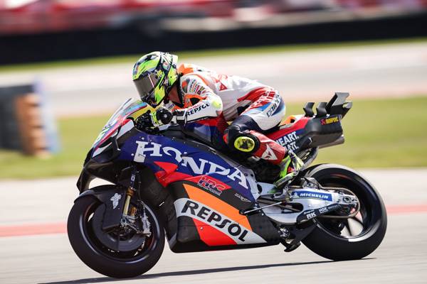 Late crash limits Mir and Repsol Honda Team in Austin
