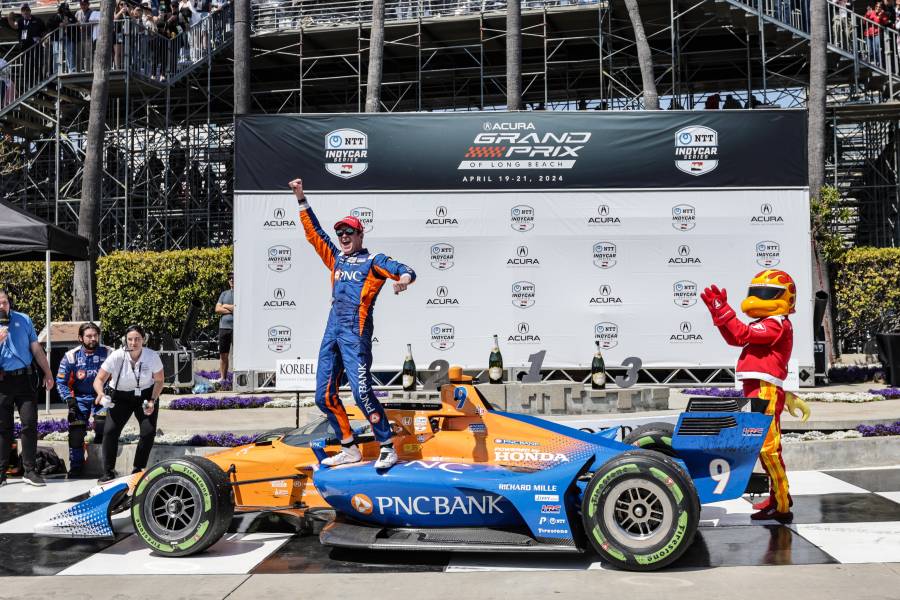 Scott Dixon Leads Honda 1-2-3 Podium Sweep At the Acura Grand Prix of Long Beach
