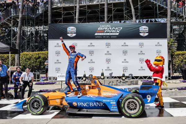 Scott Dixon Leads Honda 1-2-3 Podium Sweep At the Acura Grand Prix of Long Beach
