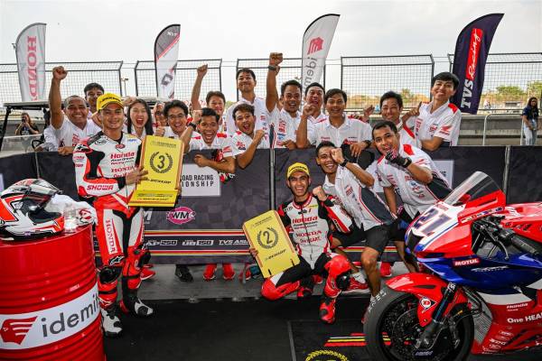 2024 ARRC starts with a double podium for Honda Asia-Dream Racing