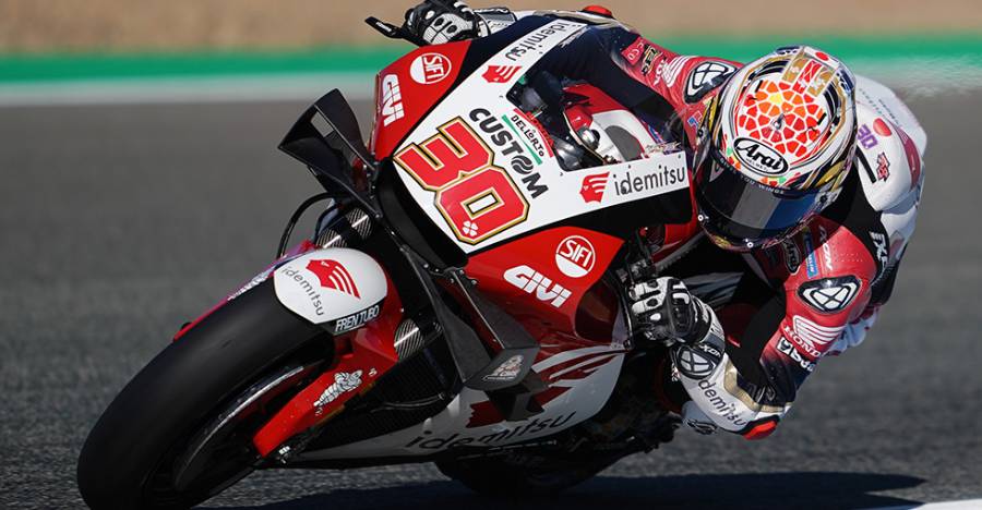 Nakagami battles for front-row start at Jerez