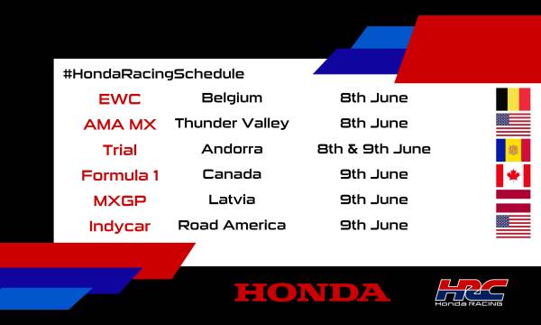 This weekend's racing