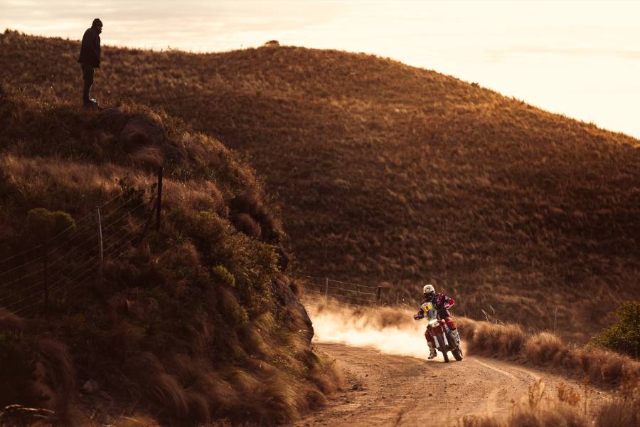 Ricky Brabec takes victory as the Monster Energy Honda Team lockout the top three on the first stage