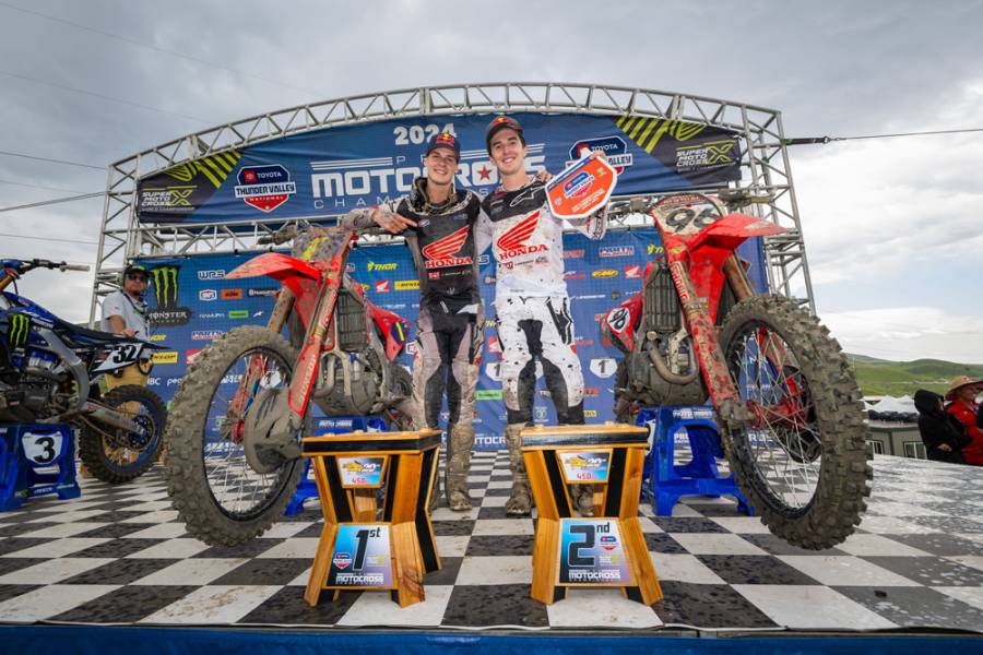 Breakout Weekend for Team Honda HRC at Thunder Valley MX